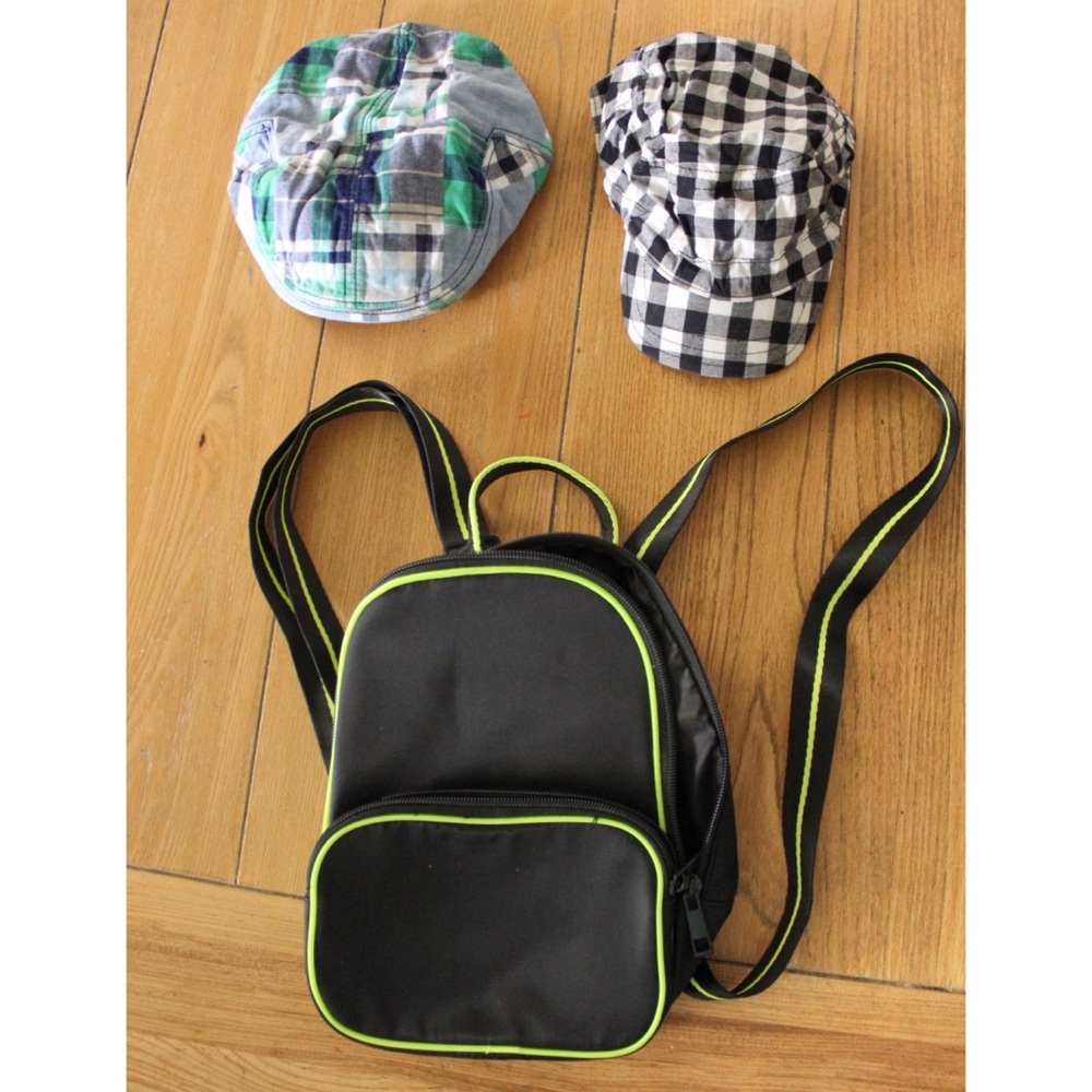 Boys Plaid Checkered Fedora Hat Bundle 12- 24 Months